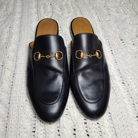 Gucci Princetown Leather Mule - Picture 2 of 8